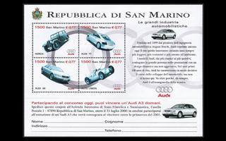 San Marino 1863BL26 ** Autoja Audi (1999)