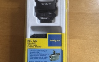 Sony HVL-S3D videokameran valo