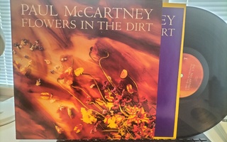PAUL McCARTNEY, Flowers in the dirt, LP UK -89 UPEA KUNTO !!