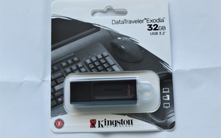Kingston muistitikku 32GB USB 3.2(Gen1).DTX/32GB  1kpl