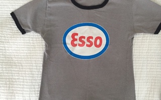 Harmaa "Esso"-TEE, koko S