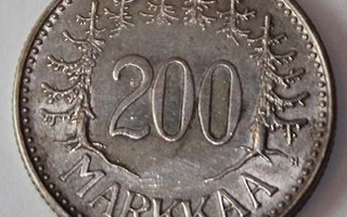 200 markkaa 1957 hopeaa