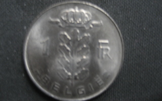 Belgia / Belgie Hollannink. 1 francs 1972  KM # 143 cu.ni