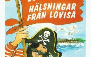 Marjaliisa Pitkärannan postikortti "Terveisiä Loviisasta"