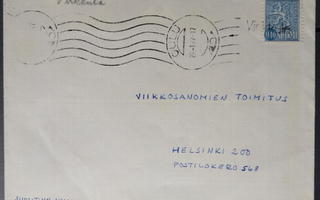 Pp-leima VIRKKULA / Oulu kirjeellä 1967
