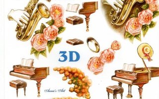 3D °"SAKSOFONI...PIANO & RUUSUJA"°