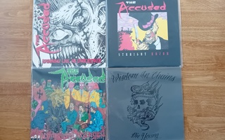 The Accused x 3 + Wisdom In Chains LP:t