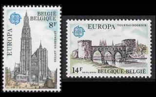 Belgia 1943-4 ** Europa rakennusmuistomerkit (1978)