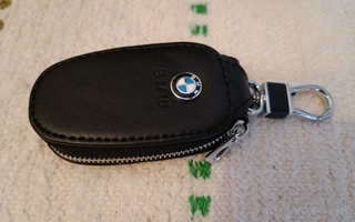 BMW musta nahka avaimeperäkotelo