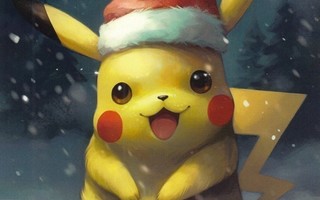 Jouluinen Pikachu