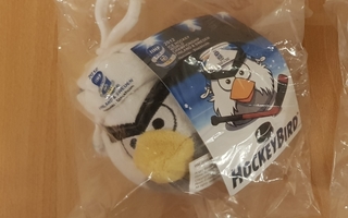 Uusi Hockey Bird -maskotti (avaamattomassa paketissa)