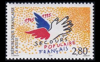 Ranska 3093 ** Secours Populaire Français (1995)