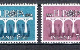 Islanti 1984 - Europa CEPT  ++