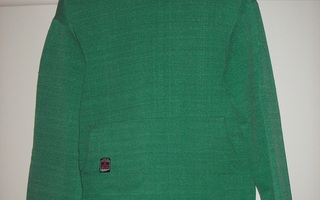 vintage vihreä huppari, 160 cm