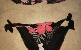 Actuelle - kukikkaat bikinit ylä- & alaosa XL mu/rosa