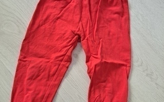 Punaiset housut koko 86 cm.