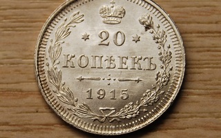 20 kopeekkaa 1915, Venäjä, Hopea,
