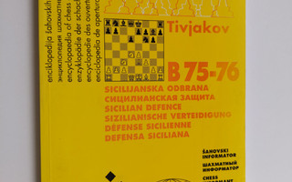 Sergei Tivjakov : B75-76 - 1. E4 C5 2. [k]f3 D6 3. D4 Cd4...