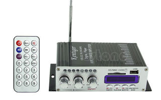 Hi-Fi Stereo Minivahvistin kaukosäätimellä. SD/MMC/USB FM