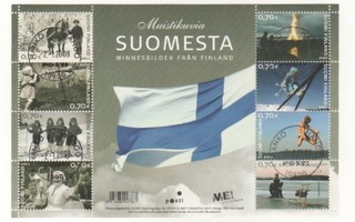 2007 Muistikuvia Suomesta pienoisarkki  0