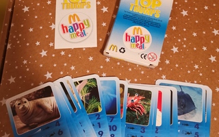 Happy Meal Top Trumps pelikortit