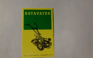 TT-etiketti Rotavator