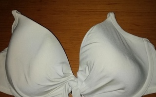 H&M-valkoiset bikini rintaliivit  rintatukikaari 75 C