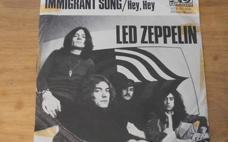 Led Zeppelin : 7" single Ruotsi painos "Immigrant song"