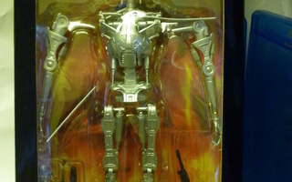 (FIGUURI) T2 t-800 endoskeleton (silver) +2gun,n.18cm (28790