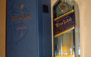 Johnnie Walker BLUE LABEL Tyhjä pullo + kotelo