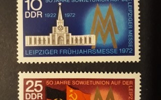 DDR 1972 - Leipzigin messut (2)  ++