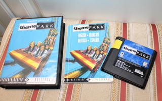 Peli Sega Mega Drive Theme Park + ohjekirja MegaDrive MD