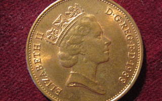 2  pence 1988. Iso-Britannia- Great Britain