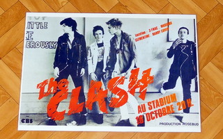 THE CLASH Concert promo poster 1977 reprint A3