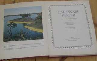 Kaunis kuvakirja Varsinais-Suomi 1961, 115s värikuvia HIENO