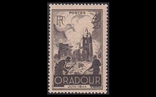 Ranska 734 ** Oradour-sur-Glane joukkomurha (1945)