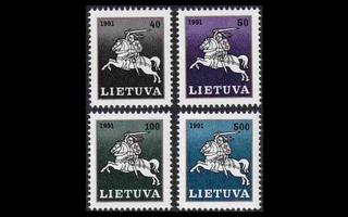 Liettua 491-4 ** Käyttösarja ratsastaja (1991)