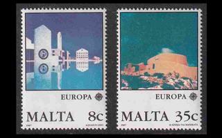 Malta 766-7 ** Europa moderni arkkitehtuuri (1987)