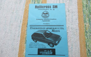 Rallicross 1982 Tykkimäki.