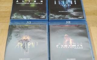 Alien 1-4 (Blu ray) Suomikannet