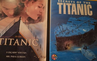 Titanic elokuva on vuodelta 1997. Draaman on ohjannut James Cameron.  Saatavilla DVD / Blu-ray tallenteena.