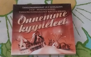 3 CD Onnemme kyyneleet – Tangomarkkinat 25 v juhlalevy  UUSI