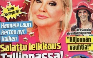 Hymy n:o 8 2018 Hannele Lauri. Hanna-Riikka. Tuksu. Saana.