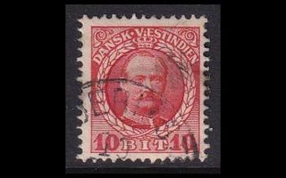 Tanskan Länsi-Intia 42 o Frederik VIII 10 bit (1907)