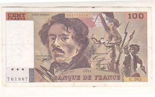 Ranska 100 Francs v.1994 P-154