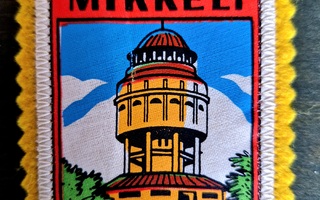 Mikkeli vintage kangasmerkki