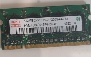 1GB ja 512MB DDR2 So-dimm muistit