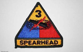 Kangasmerkki " Spearhead " (U.S.ARMY) - EI PK -