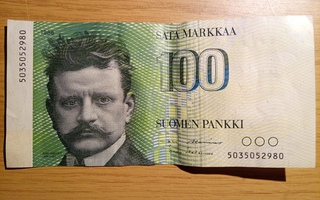 100 markka1986