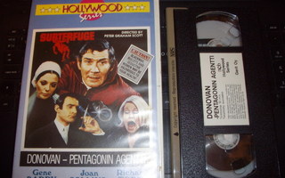 VHS : Donovan - Pentagonin agentti ( Sis. postikulut )
